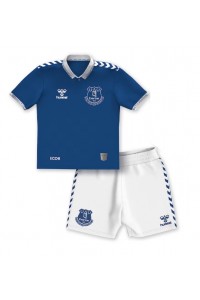 Everton Babytruitje Thuis tenue Kind 2023-24 Korte Mouw (+ Korte broeken)